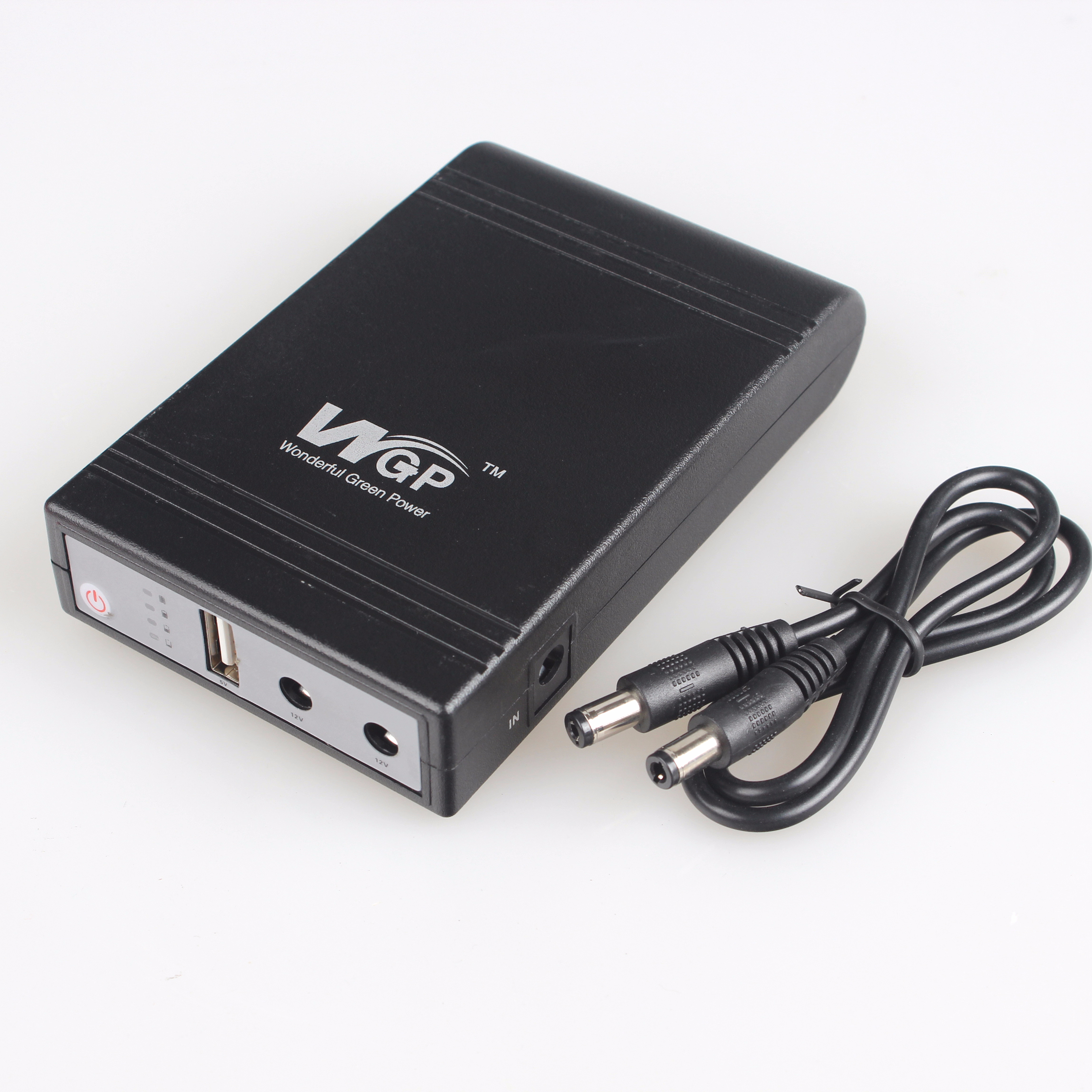 12v 9v 5v 1a выход мини ups аккумулятор power bank с 2a вход