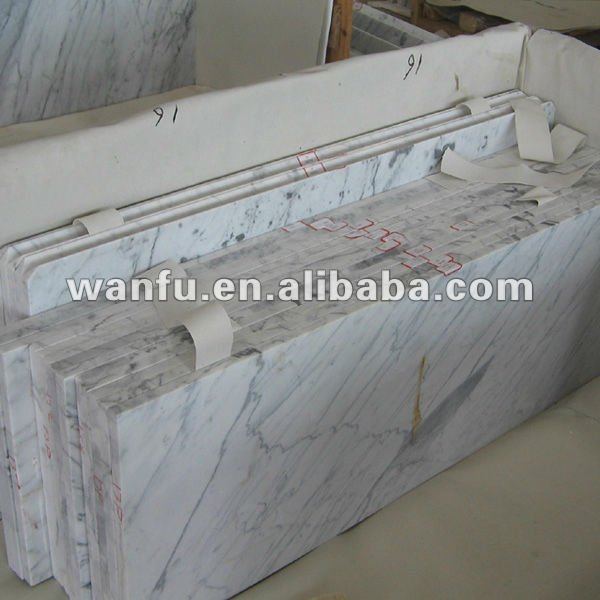 Bianco каррарского мрамора подоконники