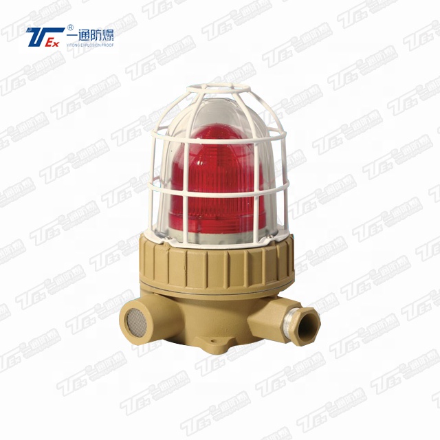 AC220V50HZ DC36V24V IP65 Exd Ext тип алюминиевого сплава усовершенствованная, от взрыва пыли пожарной сигнализации взрывозащищенные мерцающий эхолот