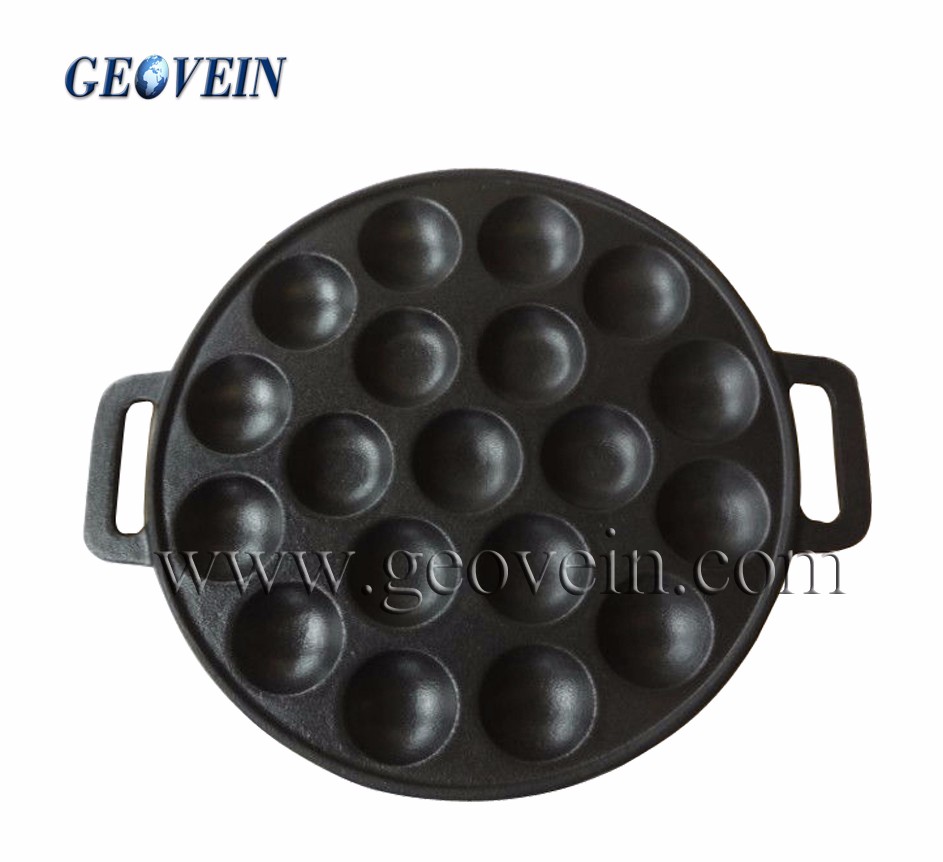 Для выпечки пищевых и чугуна Poffertjes pan19 отверстия плесень TAKOYAKI пластины