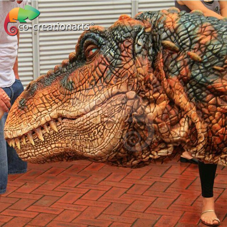 Высокое качество скрытые ножки костюм динозавра Хэллоуин Прохладный T rex ходьба реалистичный костюм динозавра на продажу