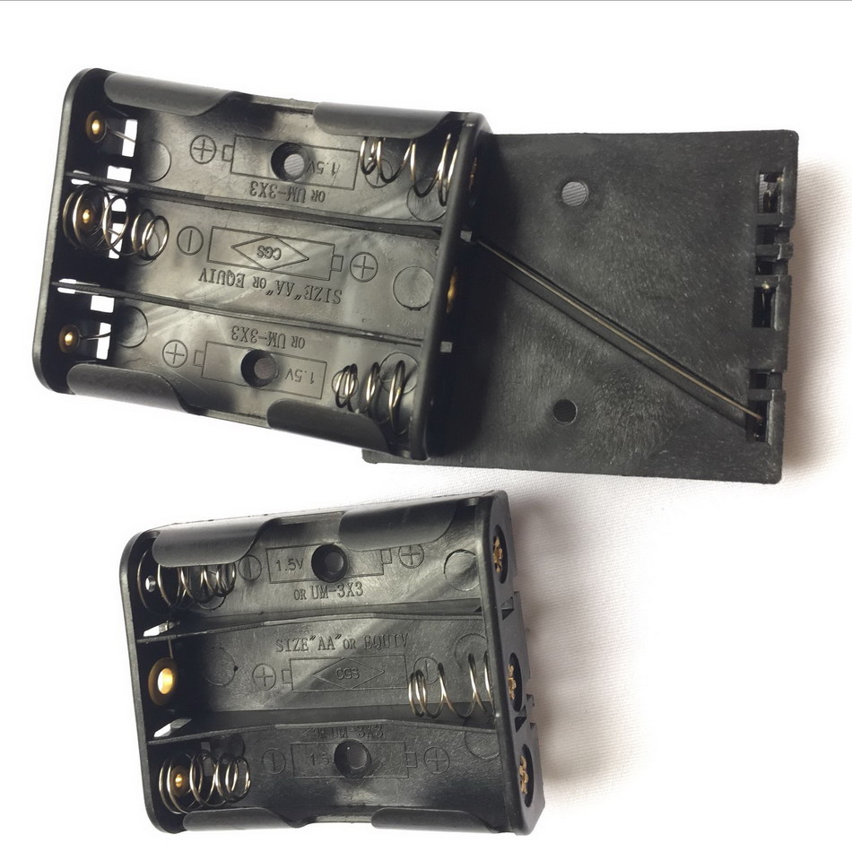 3AA чехол для батареи/держатель/коробка с PCB pins 4,5 v батарейный отсек