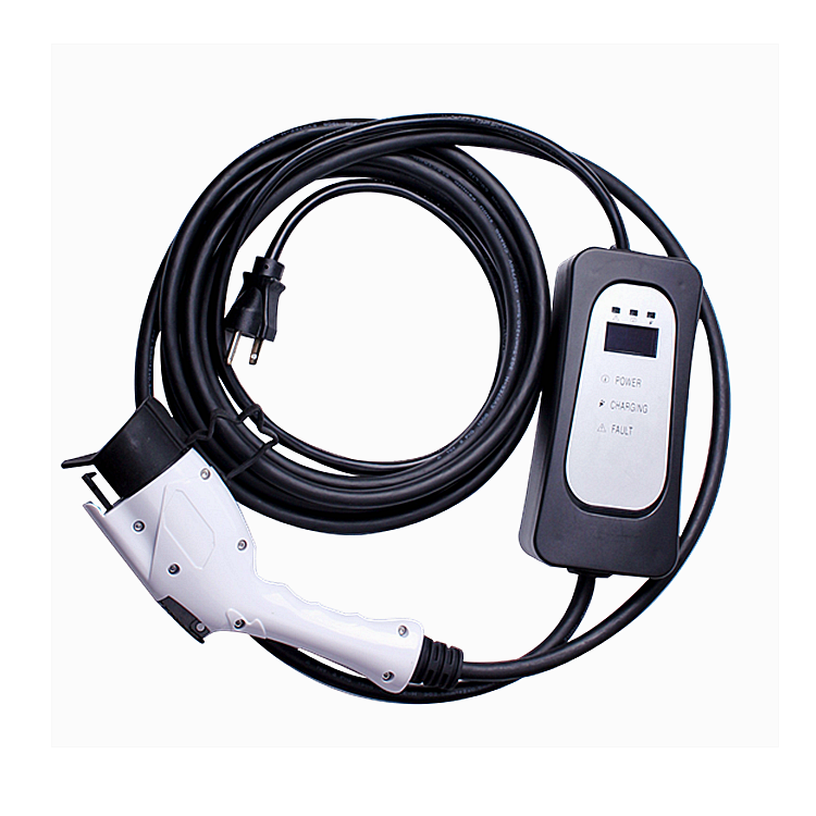 Factory direct MODE 2 SAE J1772 Type 1 plug adapter 16A-32A Ev Charger portable EV fast charger