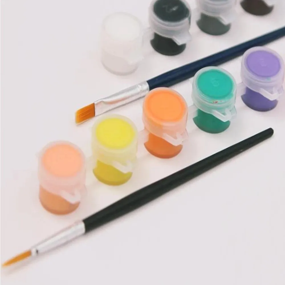 Professional Art Supplies 6/8/12 Colours Acrylic Pigment Paint Set