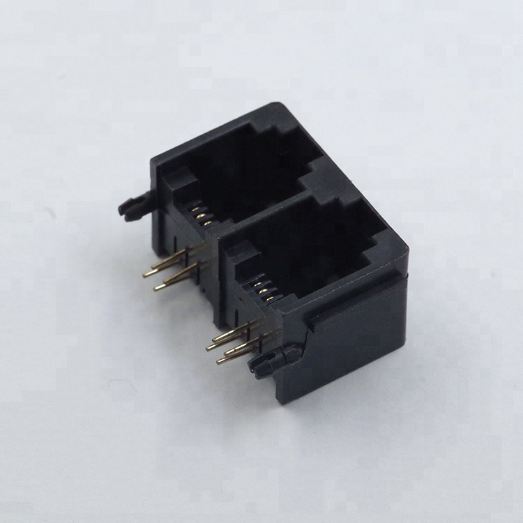 55 серии RJ11 1*2 порта телефонные разъемы сетевой кабель rj45 разъем муфты с ушками