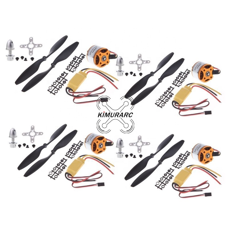 A2212 1000KV RC бесщеточный двигатель 30A ESC 1045 Пропеллер для радиоуправляемого самолета мультикоптера квадрокоптера аксессуары