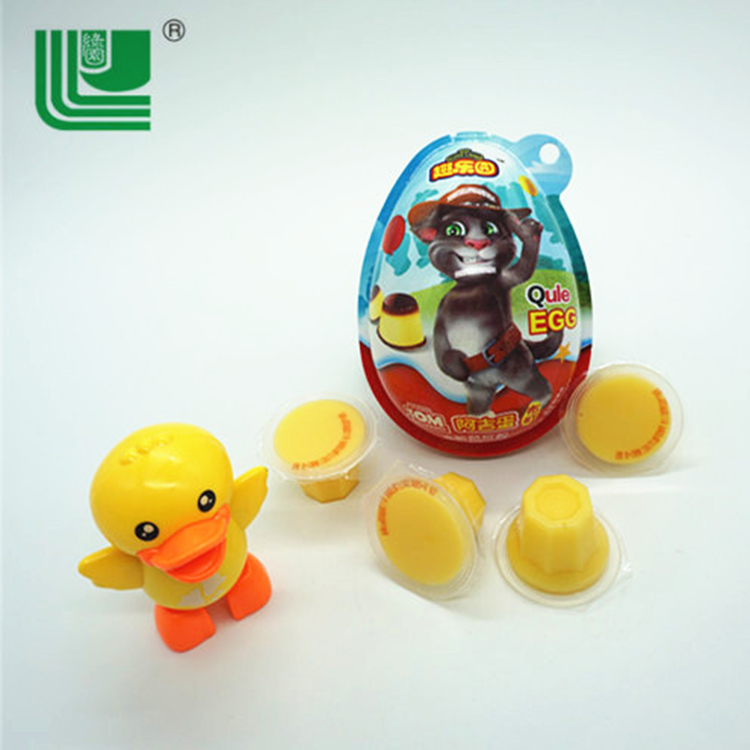 New product surprise egg toy inside fruit toy egg pudding