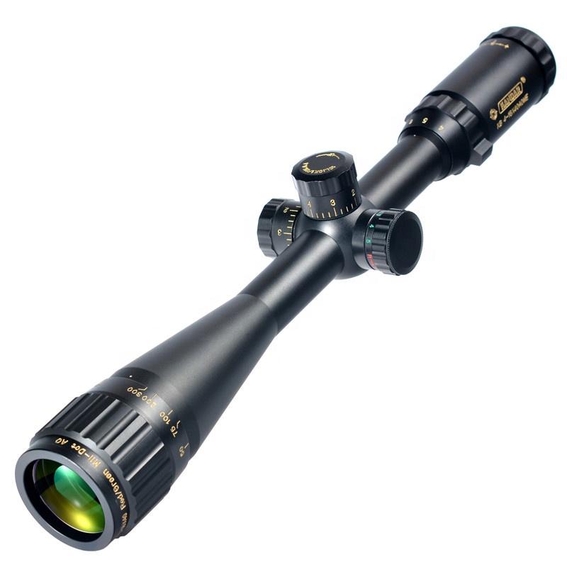 Винтовочный оптический прицел KANDAR Gold Edition 4-16x40 AOME, тактический оптический прицел для охотничьей винтовки с гравировкой мил-дот