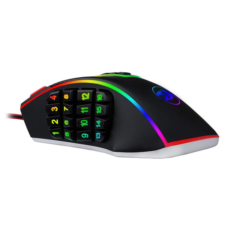 Red Dragon Black M990 LEGEND 16400 DPI High Precision Programmable Wired Ergonomic Red Dragon Gaming Mouse