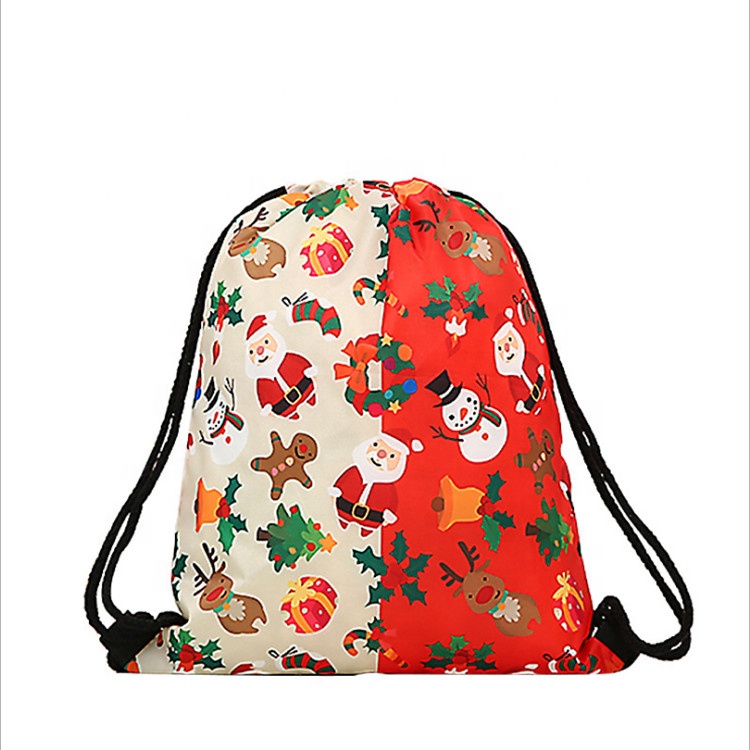 Ginzeal новый рюкзак Рождественская обувь полиэстер Drawstring сумка