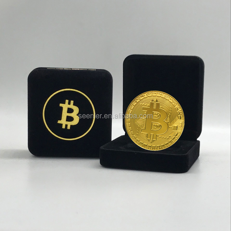 Оптовая продажа, недорогая монета для биткоинов из цинкового сплава с золотым, серебряным и медным покрытием на заказ