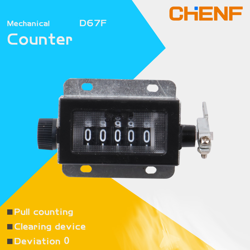 CHENF PULL mechanical counter mechanical use 5 digit counter D67F