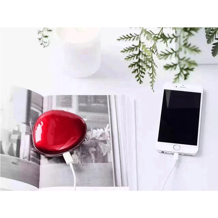 Портативная качественная силиконовая грелка для рук Usb перезаряжаемая грелка для рук с зеркалом для макияжа