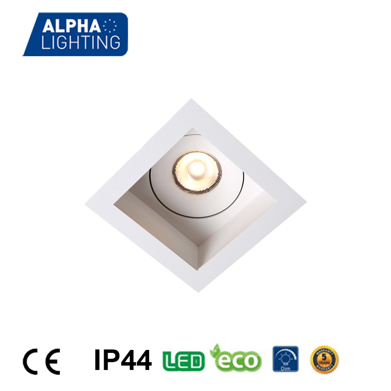 Супер качество 10w Крытый белый квадрат СИД downlights, 3 дюйма вниз свет модернизации