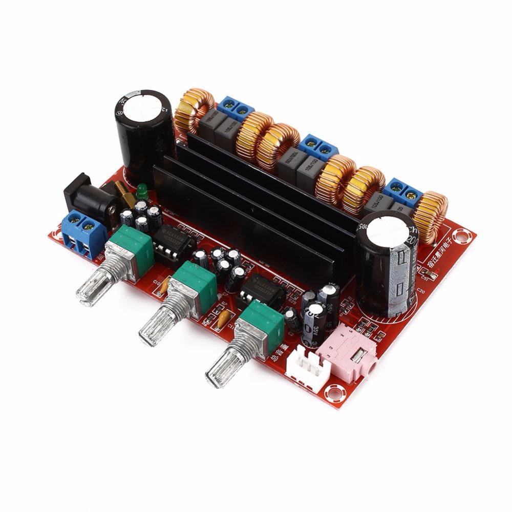 DC12V-24V 2*50W + 100W XH-M139 TPA3116 TPA3116D2, 2,1 канальный цифровой сабвуфер, плата модуля усилителя звука