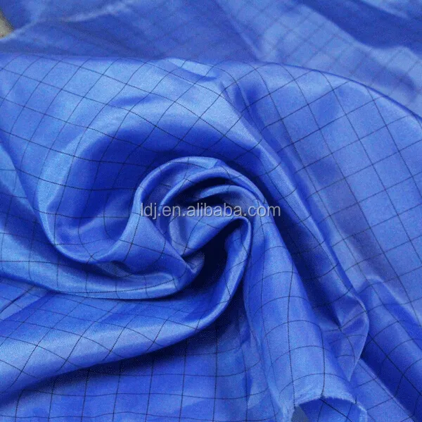 99% Polyester +1% carbon fiber esd/antistatic fabric for Workwear