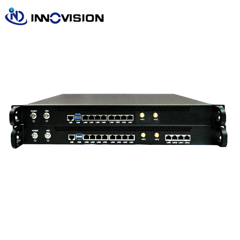 1U стойка 8LAN сетевой маршрутизатор сервер