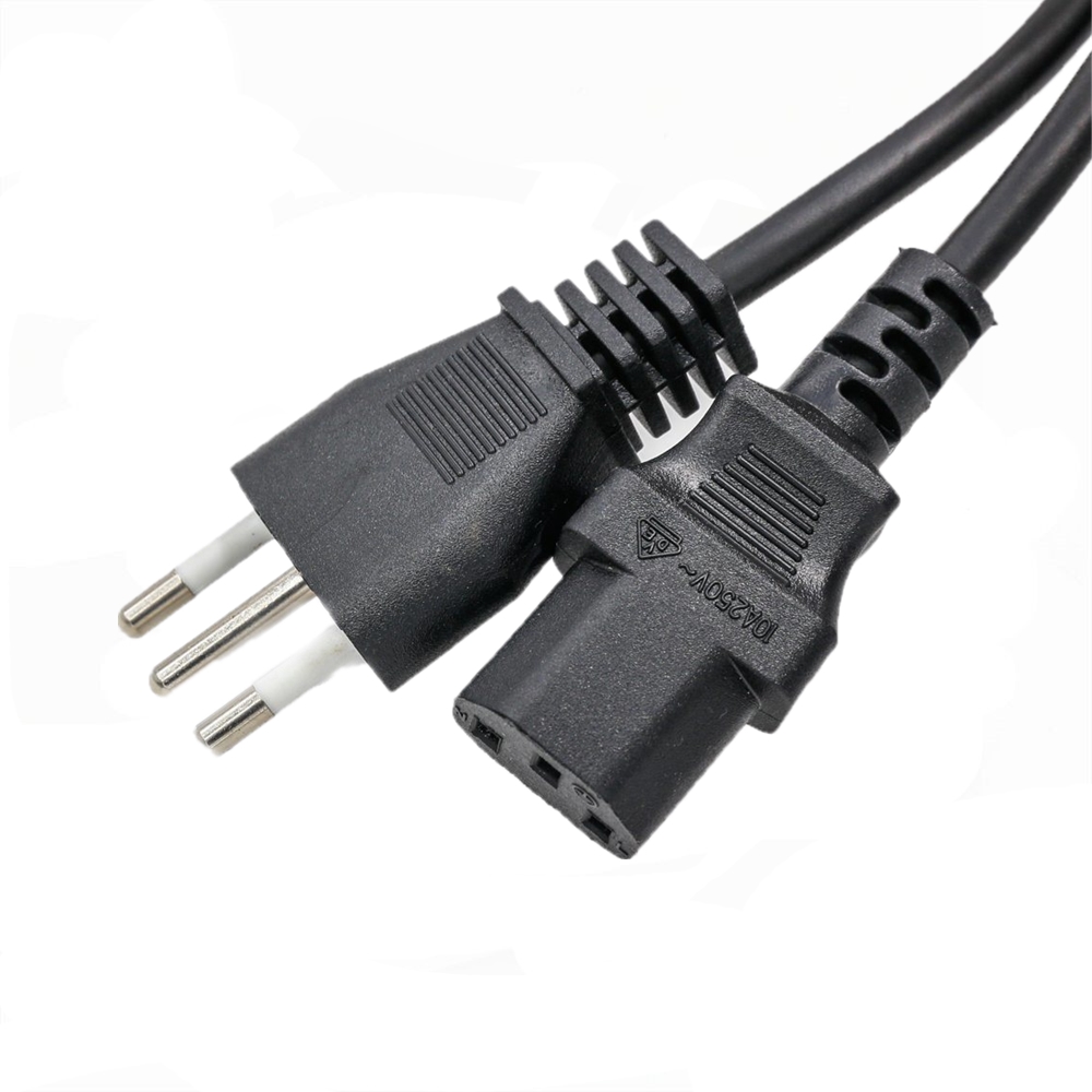 10A 250V штепсельной вилки Италии Imq AC Power кордовый кабель с 3 зубцами