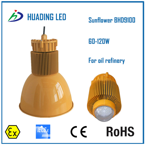 Зона 1 утверждены atex LED полог света LED взрывозащищенный свет для нпз