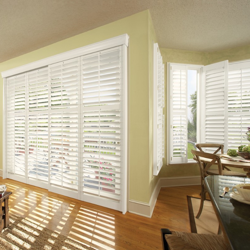 PVC Louvre Blade Ready Fitting Soundproof Plantation Shutter
