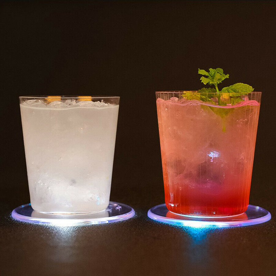 Coasters Drinks Led Coaster Perfect for Party Wedding Bar