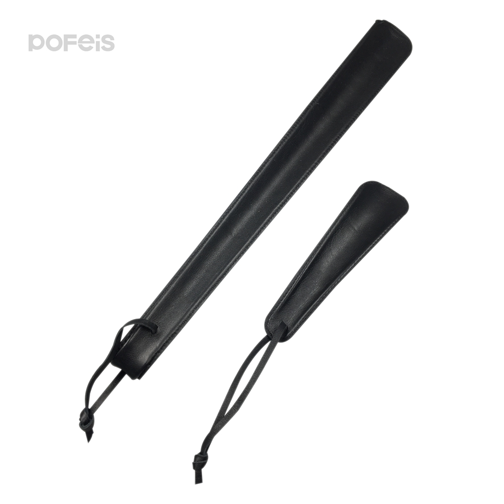 Смогите быть свернутый отель роскошный изготовленный на заказ кожаный shoehorn с логотипом