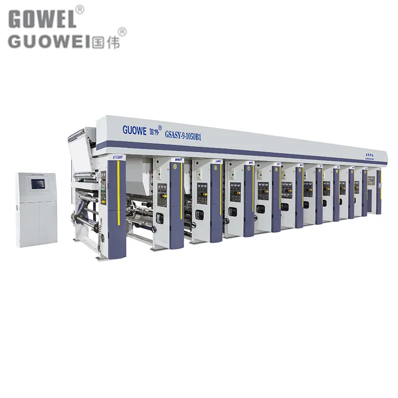 GWASY-B1 Automatic 8 color Rotogravure Printing Machine