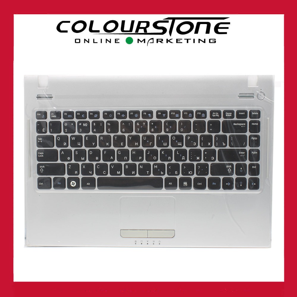 Новый Для Samsung NP-Q330 Q330 Q430 NP-Q430 Упора Для Рук + Сенсорная Панель + RU Россия Клавиатуры BA75-02685C