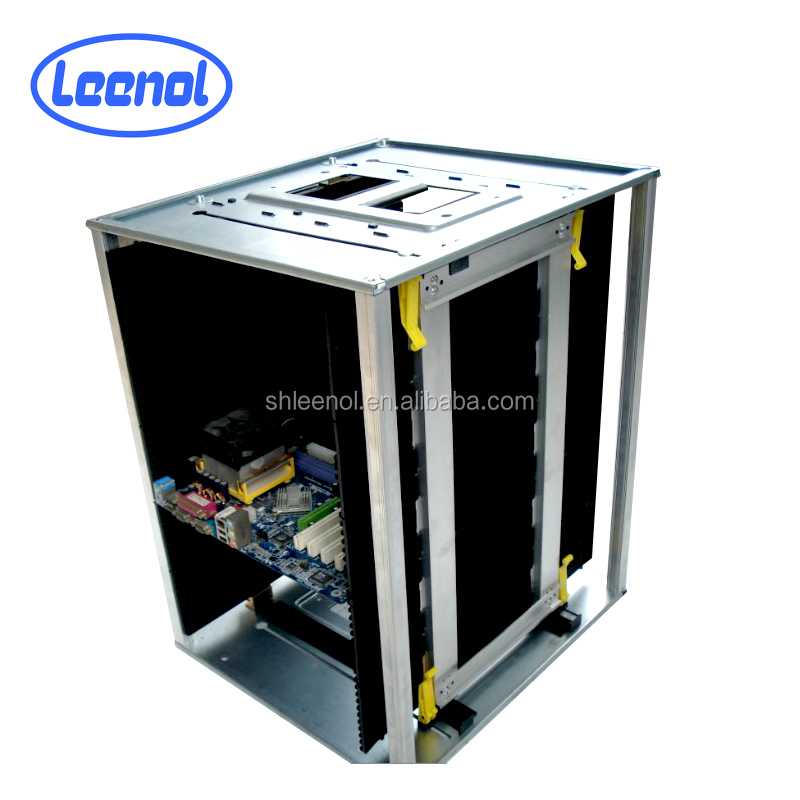 LN-C807 SMT антистатический регулируемый высокой температуры для выставки товаров кассеты металлическим стеллажом для держатель печатной платы