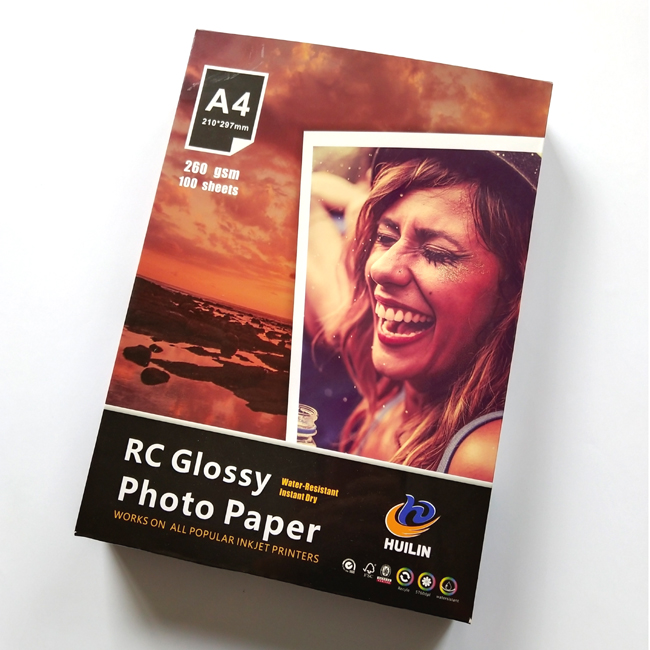 260 г/кв. М 4R струйная 4X6 Глянцевая радиоуправляемая фотобумага для фотопечати