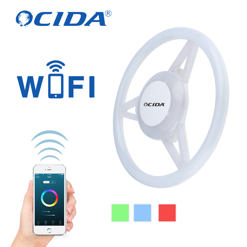 Лидер продаж, новые продукты, Светодиодная трубка rgb smart wheel с Wi-Fi управлением
