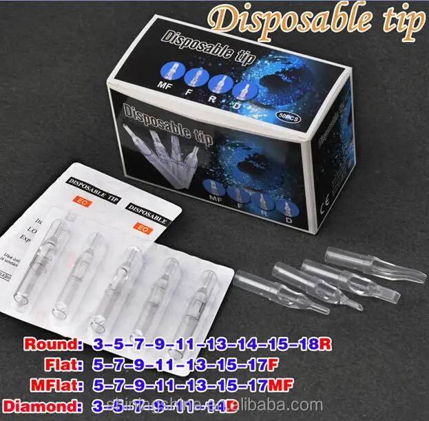 2020 hot sale new disposable crystal tattoo tips