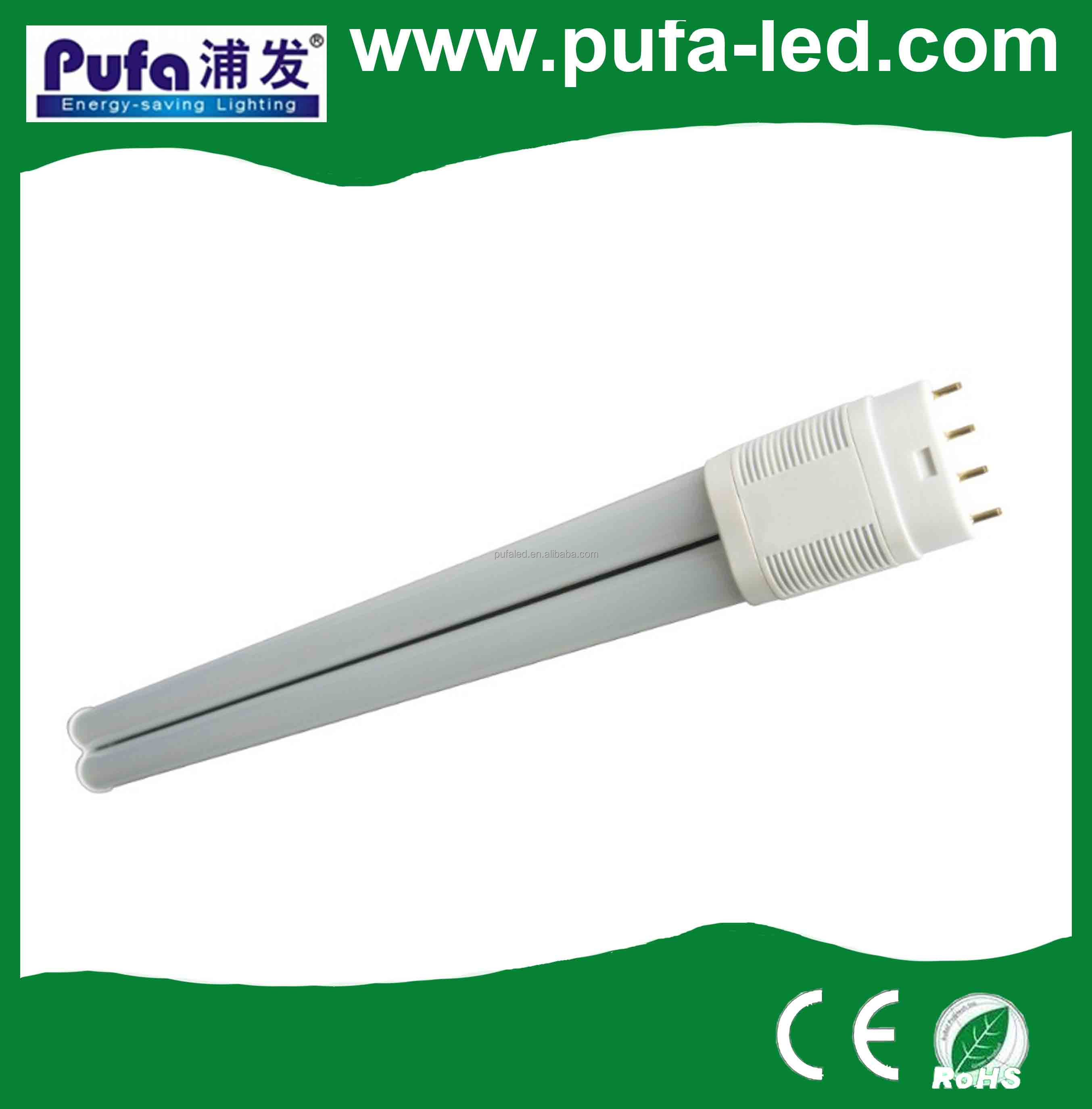 2G11 привело подключить Лампа 15 Вт CE ROHS plug свет 2G11 4 контакта базы светодиодные лампы pl LED 2G11