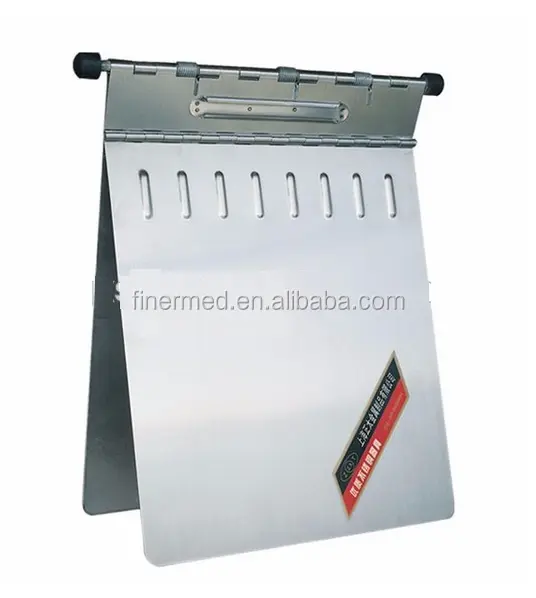 stainless steel patient record file medical chart holder