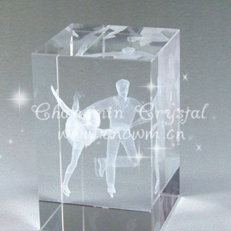 2015 Кристалл 3D лебедь для пары лазерная гравировка для любимых подарков и украшения дома