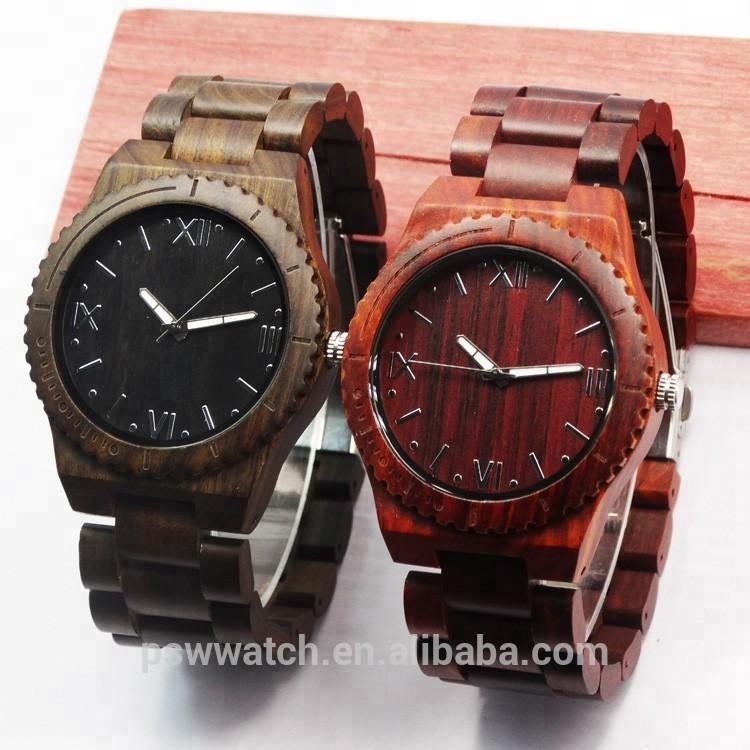 Высококачественные деревянные наручные часы Reloj de madera, деревянные часы для мужчин