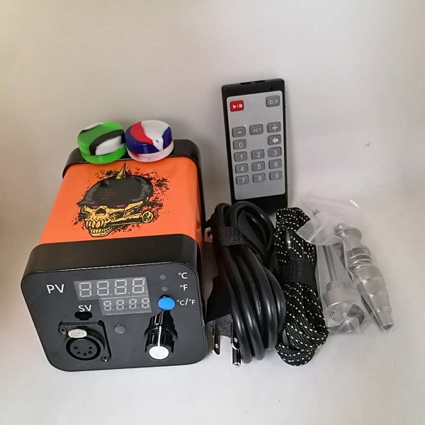 Портативный Электрический dab rig пульт дистанционного управления temp Контроллер 110 В 130 Вт enail с кварцем ногтей и carb cap
