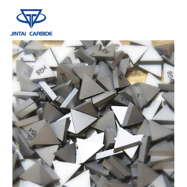 Zhuzhou Jintai Cemented Carbide stone cutting YG6 tungsten carbide Welding Insert