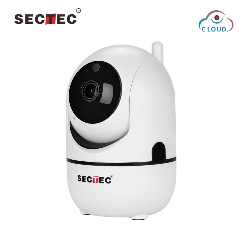 Sectec HD 720P беспроводной CCTV безопасности AI облако движения автоматическое отслеживание IP мини Wi Fi камера