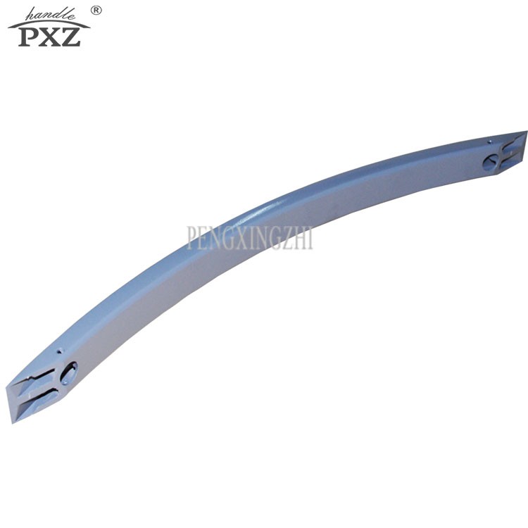 Anodized aluminium refrigerator door handle