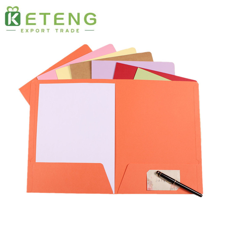 Custom printed size presentation/portfolio paper folder