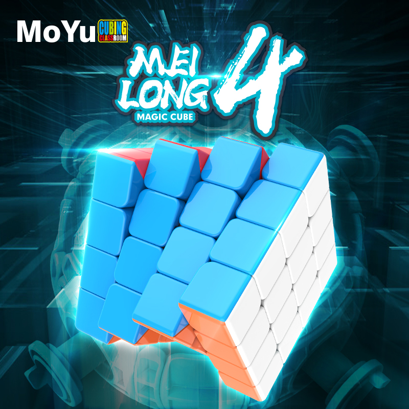 MOYU MeiLong 4-слойная головоломка speedm яркий куб для легкого и плавного обучения соревнований toy4 * 4