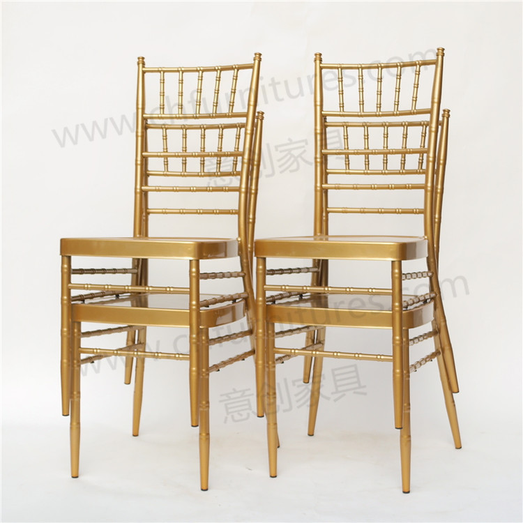 YC-A384 Rental Банкетный приём бамбуковая свадьба белый стулья chiavari