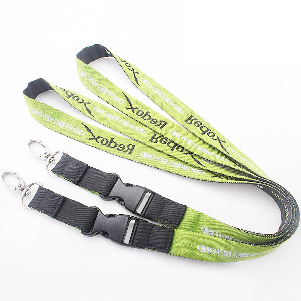 Factory Price Sell Woven Sublimation Nylon Lanyard