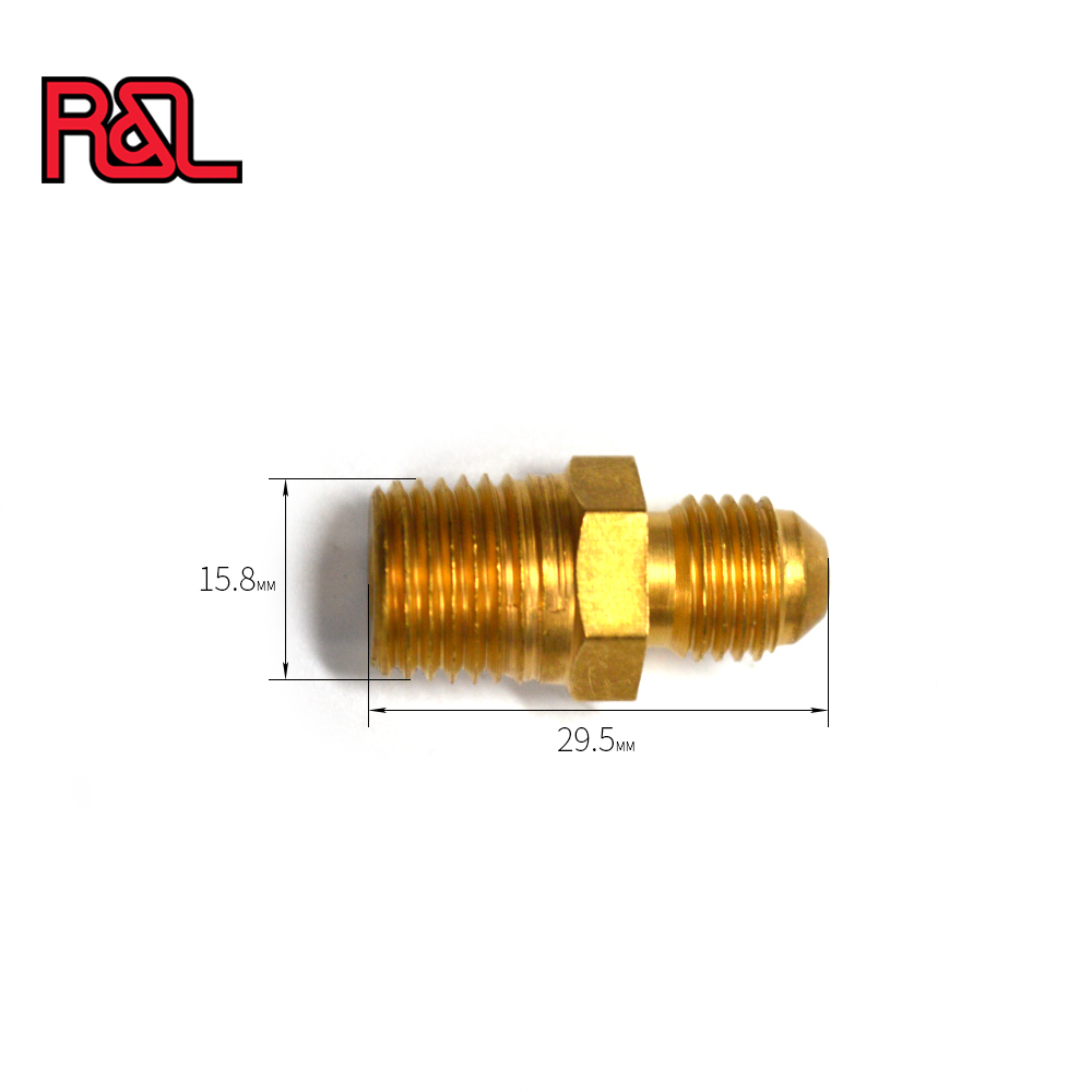 Поперечные соски, 1/4 дюйма MFL x 1/4 дюйма MPT латунный бочок для домашнего приготовления соды