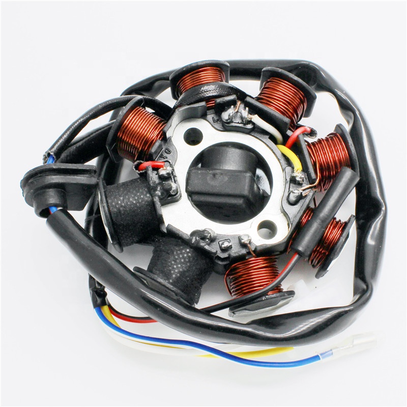 GY6 50cc маховик статор Магнитный двойной катушки зажигания для скутера