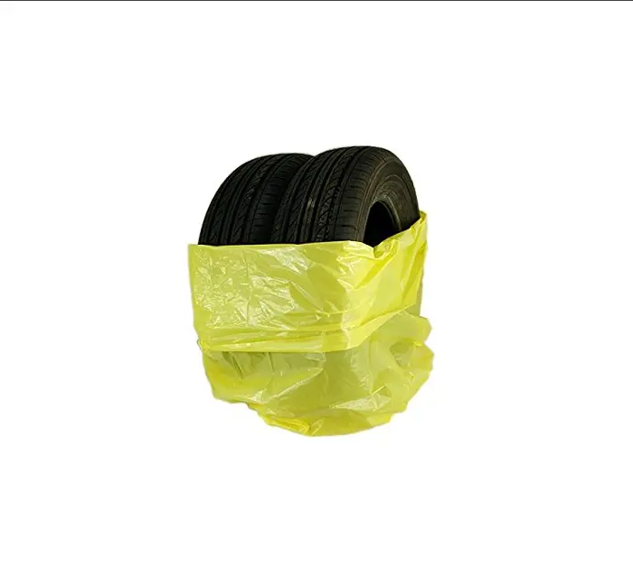 Customized Design Disposable Plastic Waterproof Car Tyre Bags