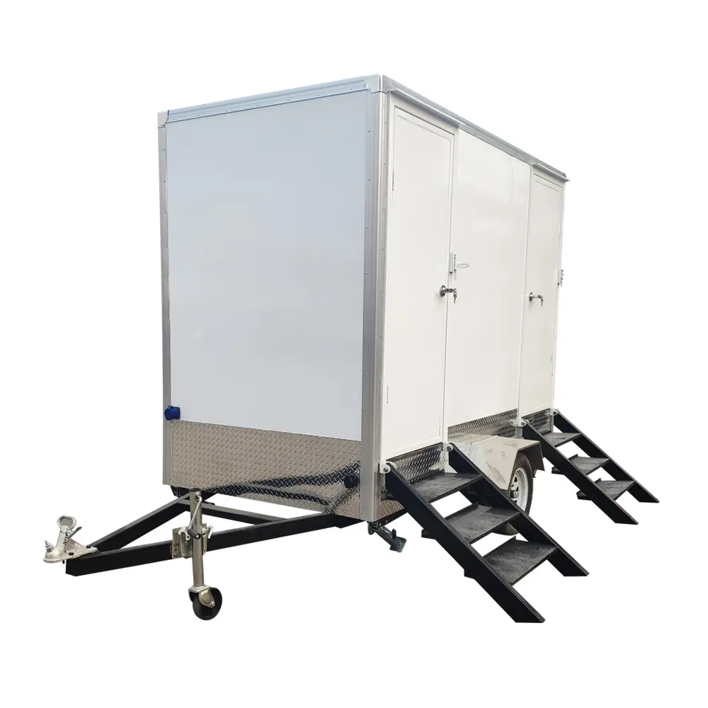 High quality mobile toilet trailer portable bathroom for sale