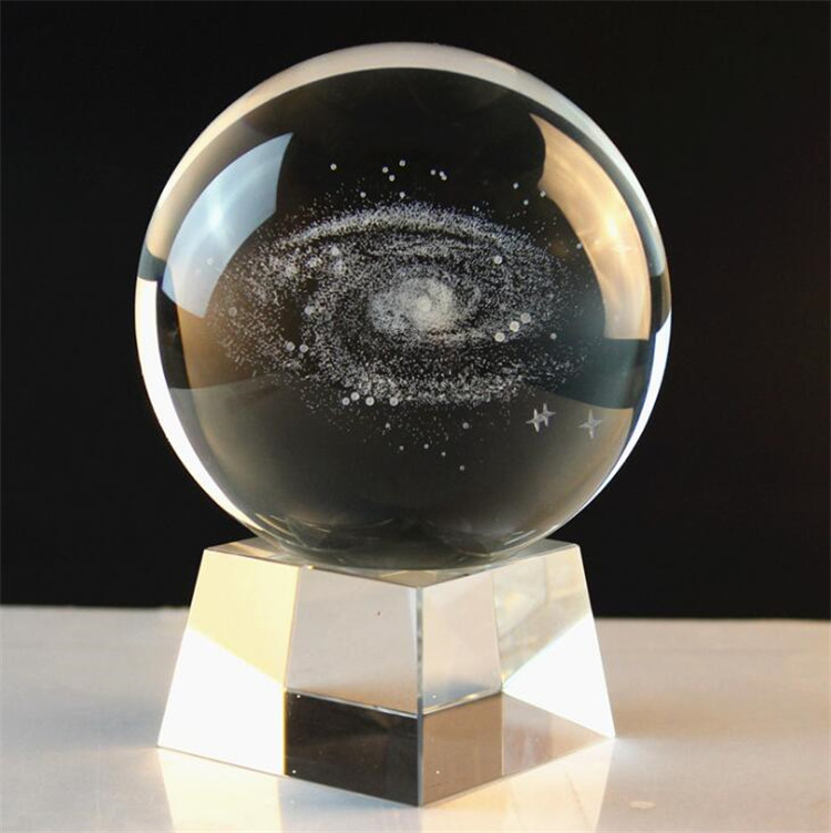 Hot-selling Crystal ball World Globe and Gold Base in Office High-end Gifts Pujiang Dexi Artware Co., Ltd.
