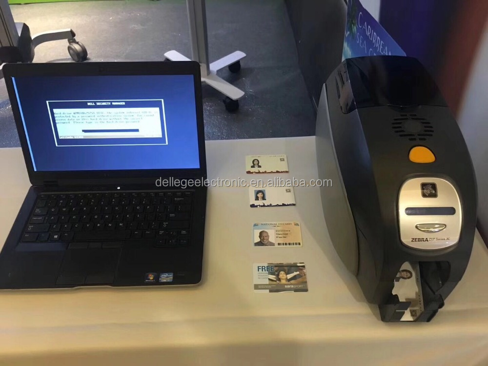 High Efficiency single-sided/dual-sided Zebra ZXP Series 3C ID pvc card printer